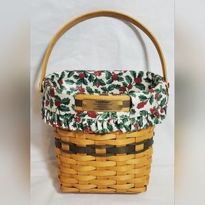 Longaberger Christmas Coll 1998 Edition Glad Tidings Basket